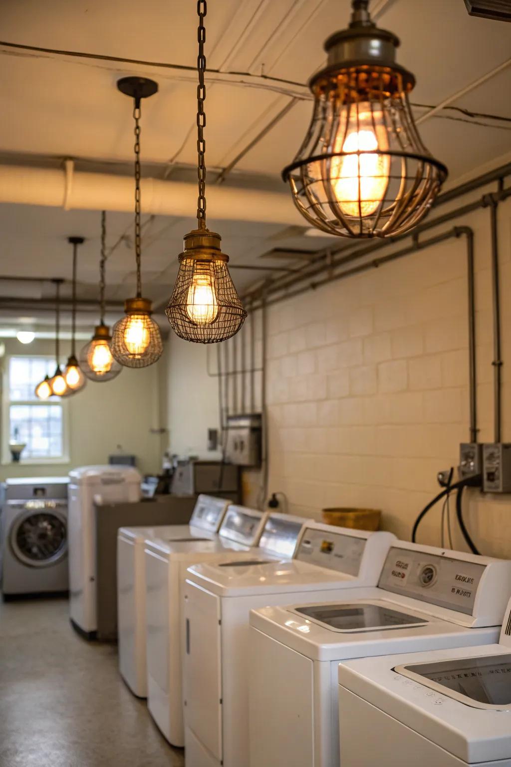 Vintage fixtures offer a timeless appeal.