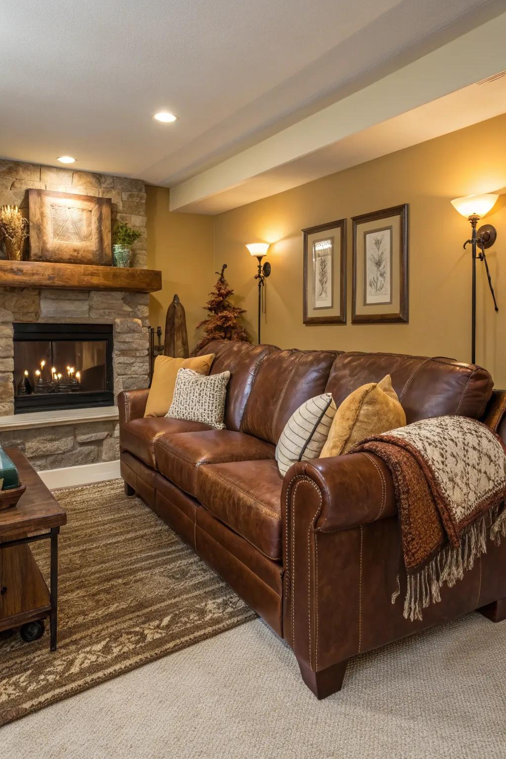 An inviting space ideal for gatherings.