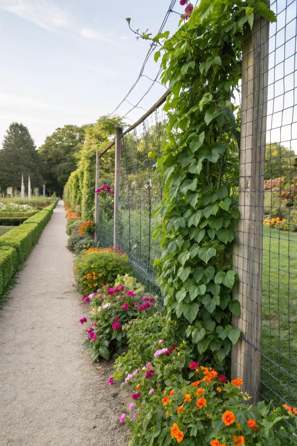 Leverage avian wire to establish a verdant and economical divider framework.