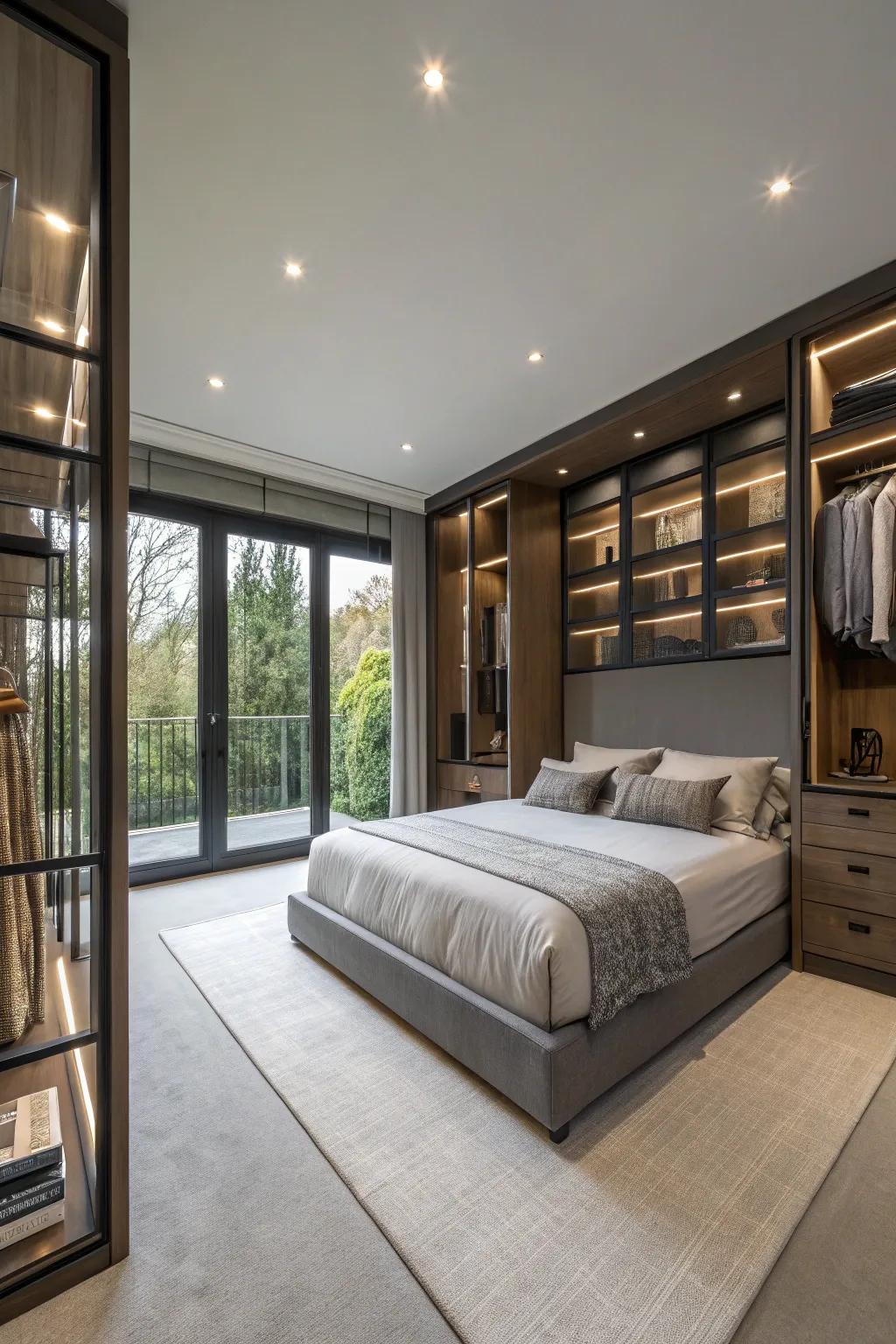 Built-in storage keeps your room tidy and organized.