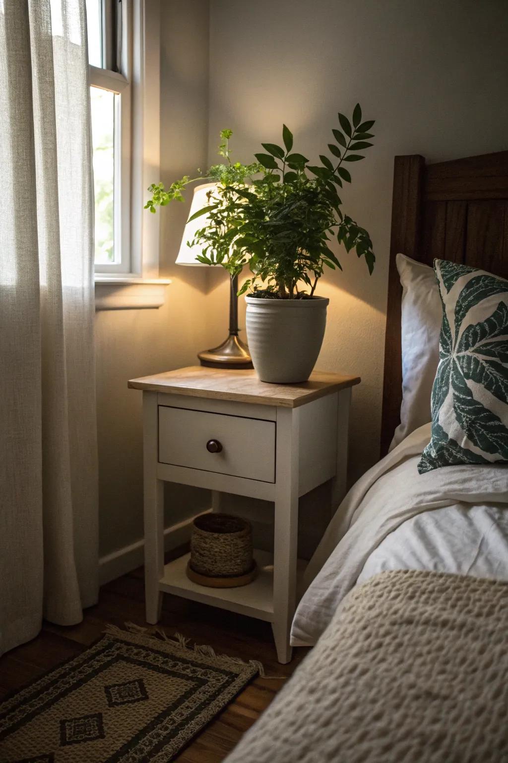 Vegetation introduces vitality and freshness.