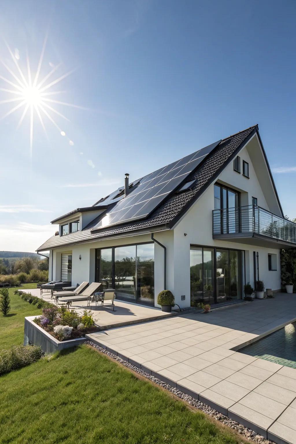 Energy-cell tiles combine style and sustainability in one.