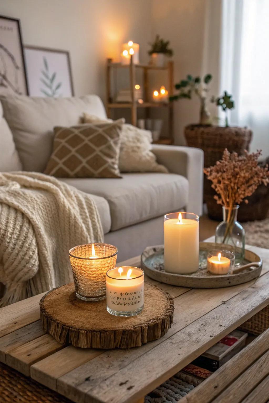 Nature-scented candles infuse the fresh aromas of the outdoors into your home.