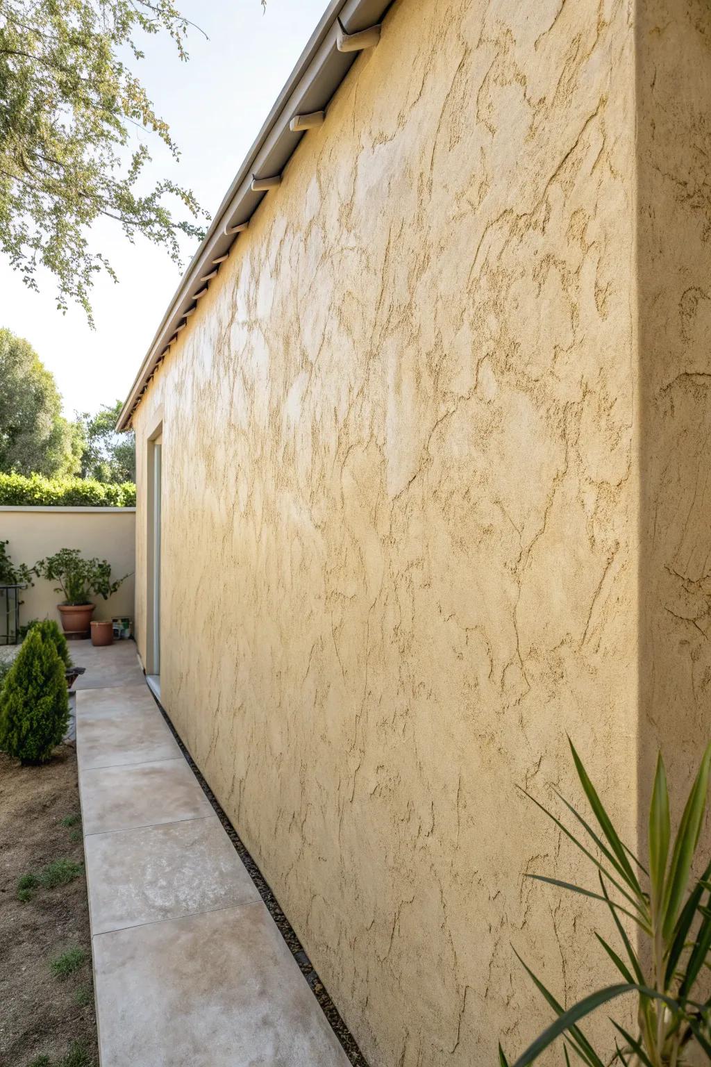 Decorative coatings add depth and interest to walls.