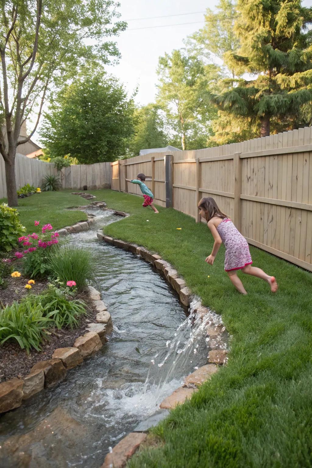 Liquid elements introduce novel dimensions to play.