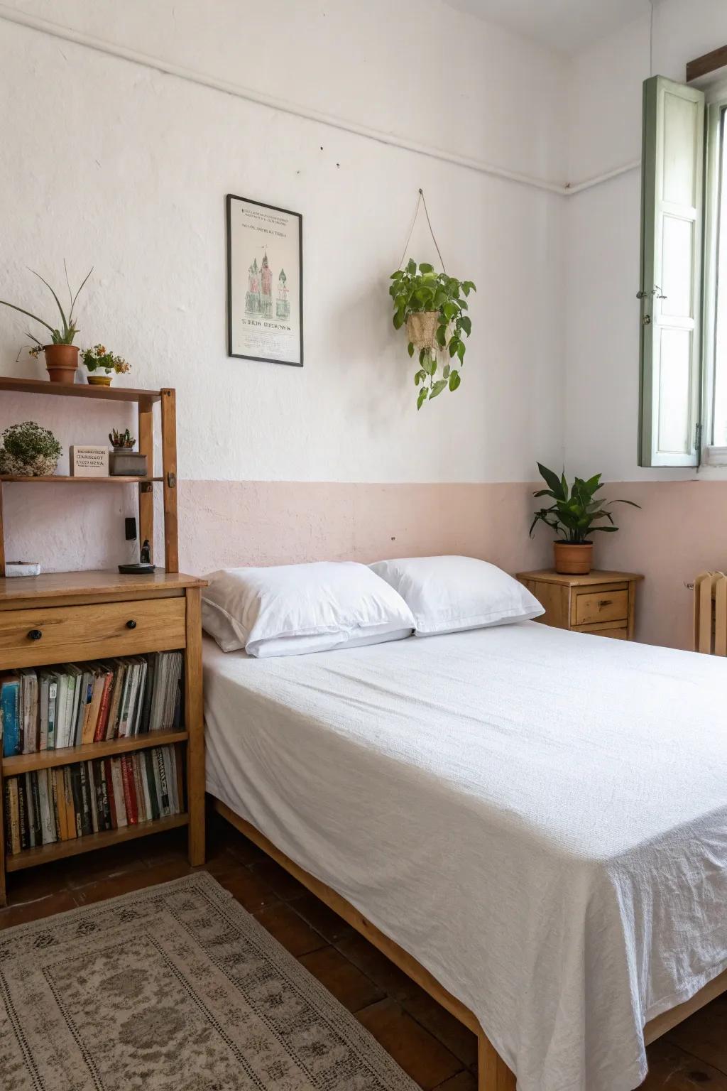 A spotless ambiance encourages calm and order.