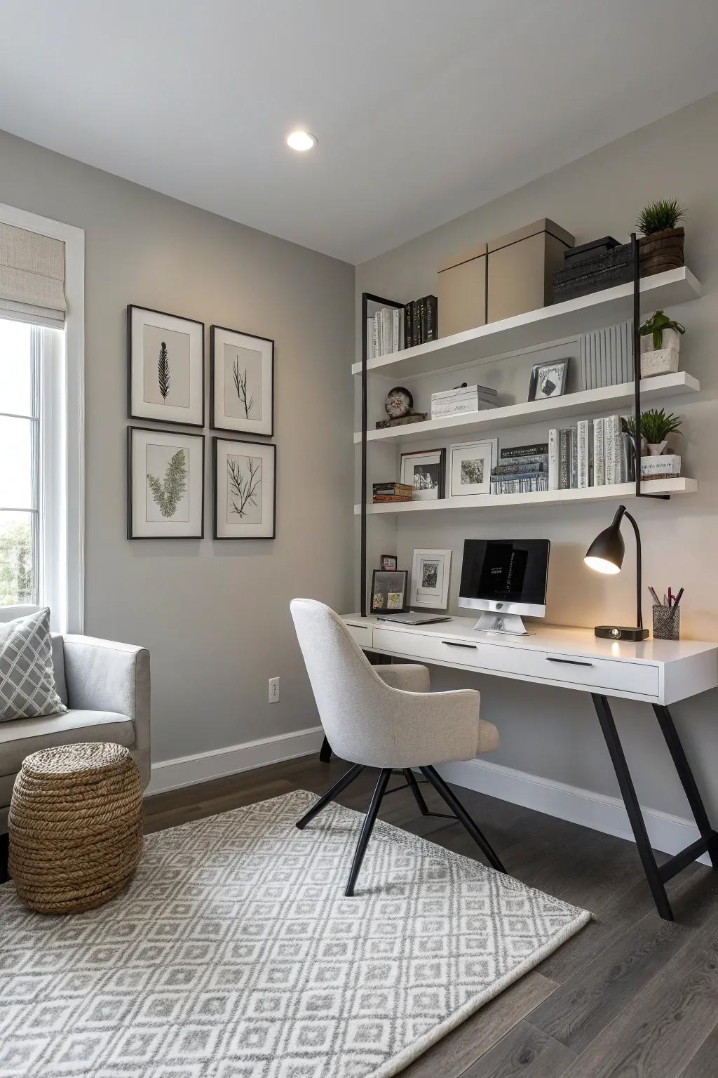 Achieve a sophisticated, modern appearance through minimalist design.