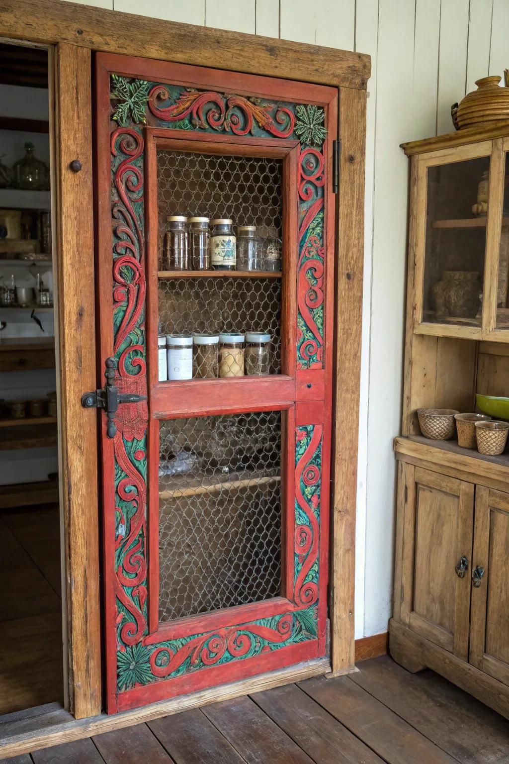 Elevate your kitchen's appeal with a country screen storage area door.