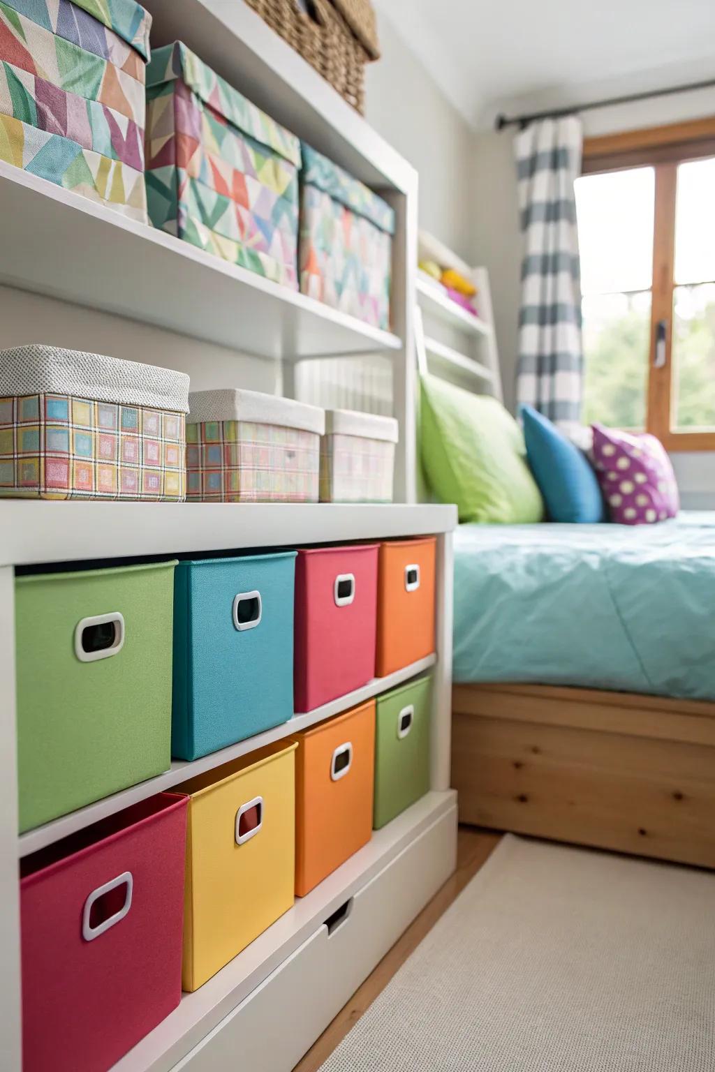 Create harmony in your design with matching storage.
