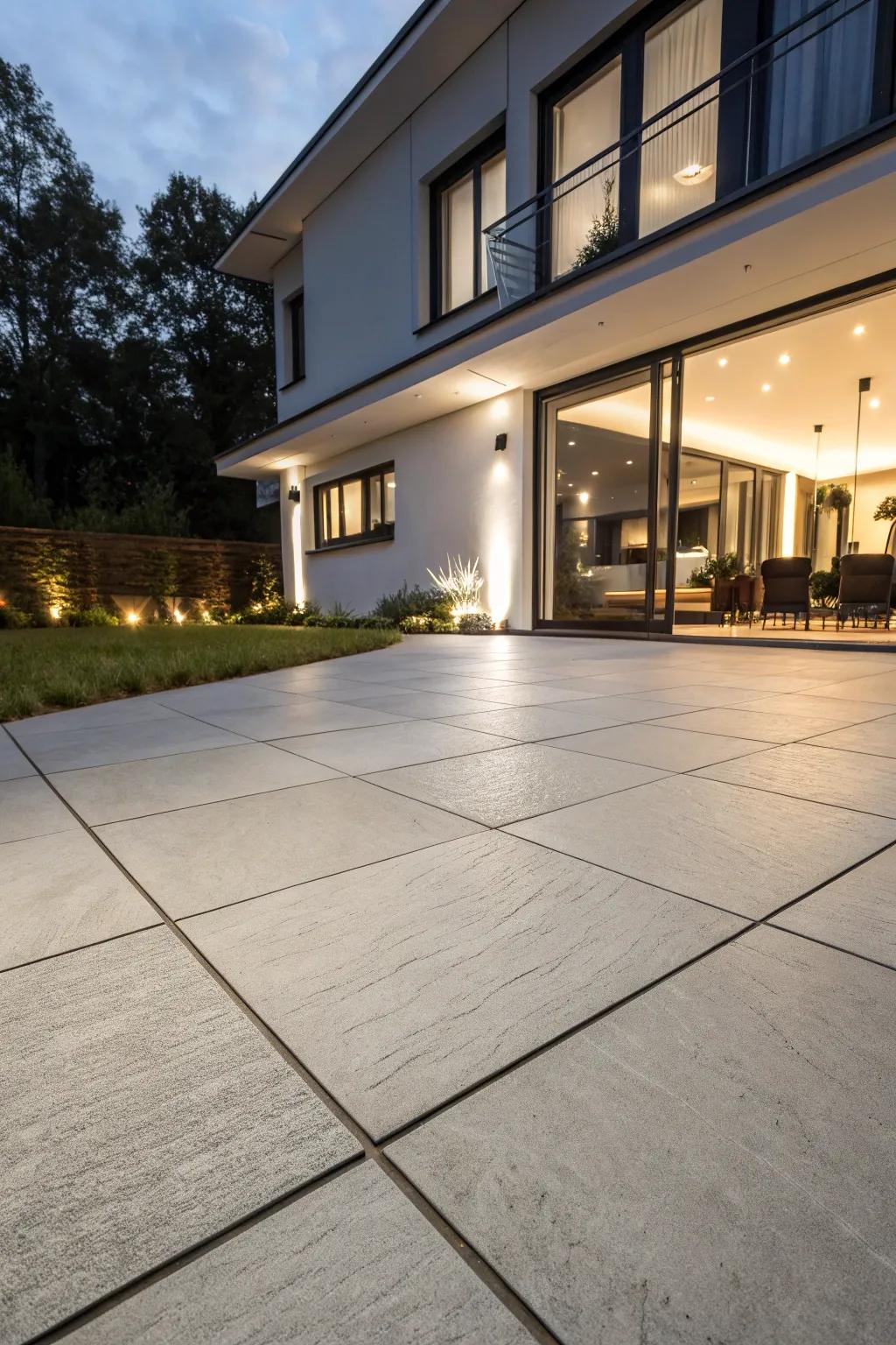 Enlarge your space with expansive format tiles.