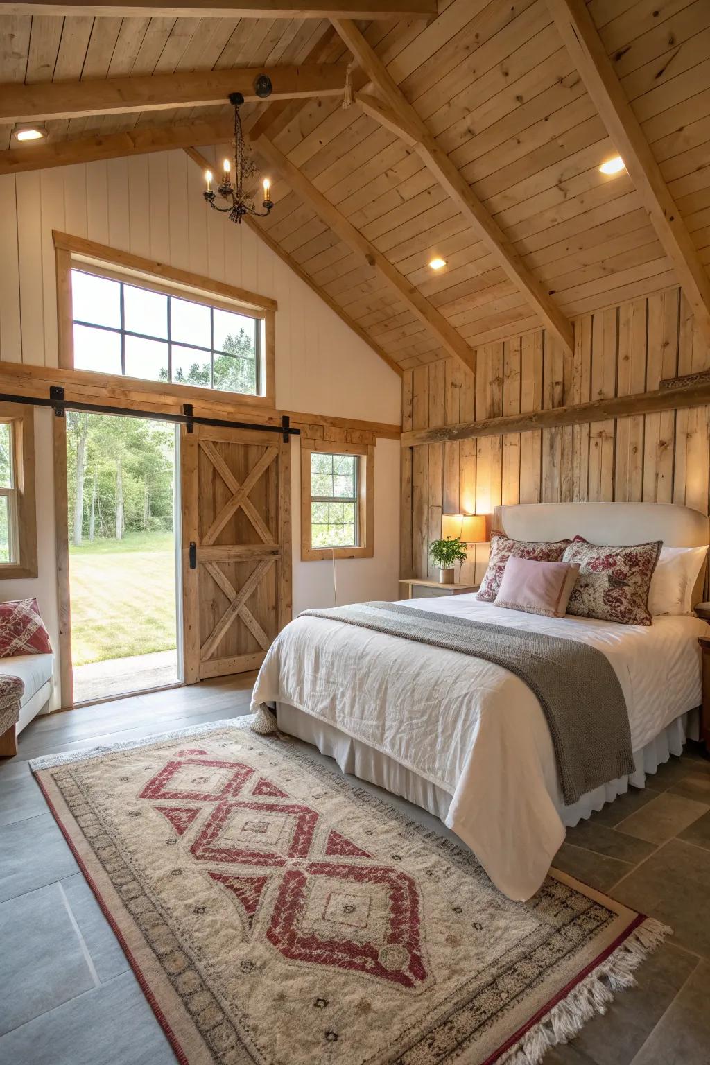 Welcome guests using a stunning pole barn visitor suite.