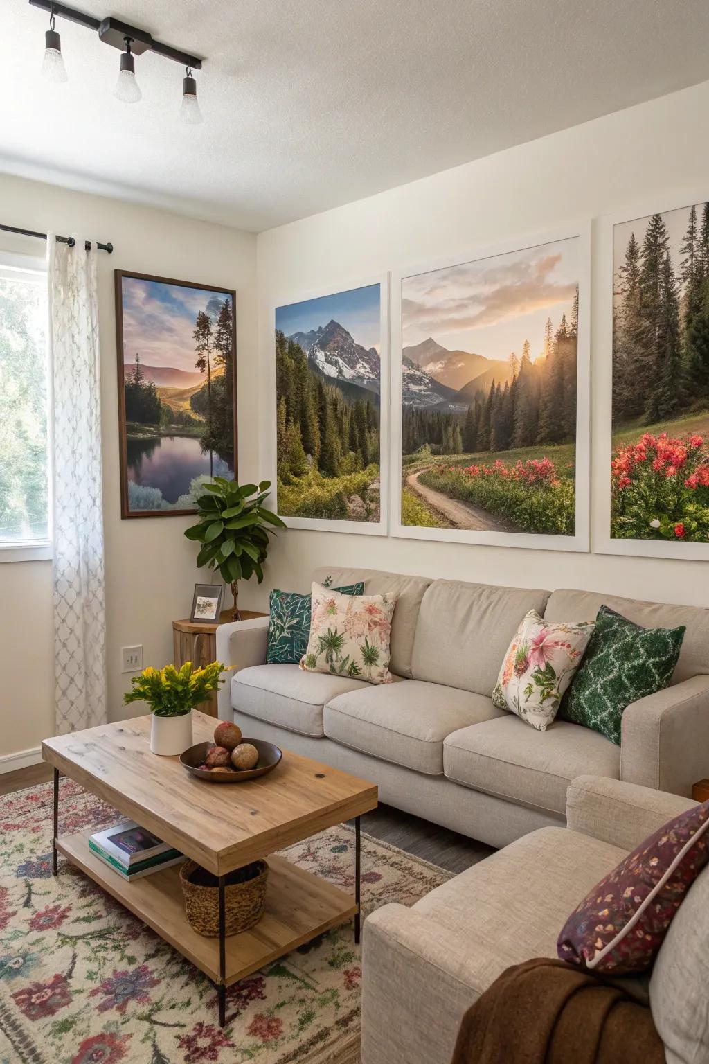 Nature-themed artwork that offers tranquility and beauty.