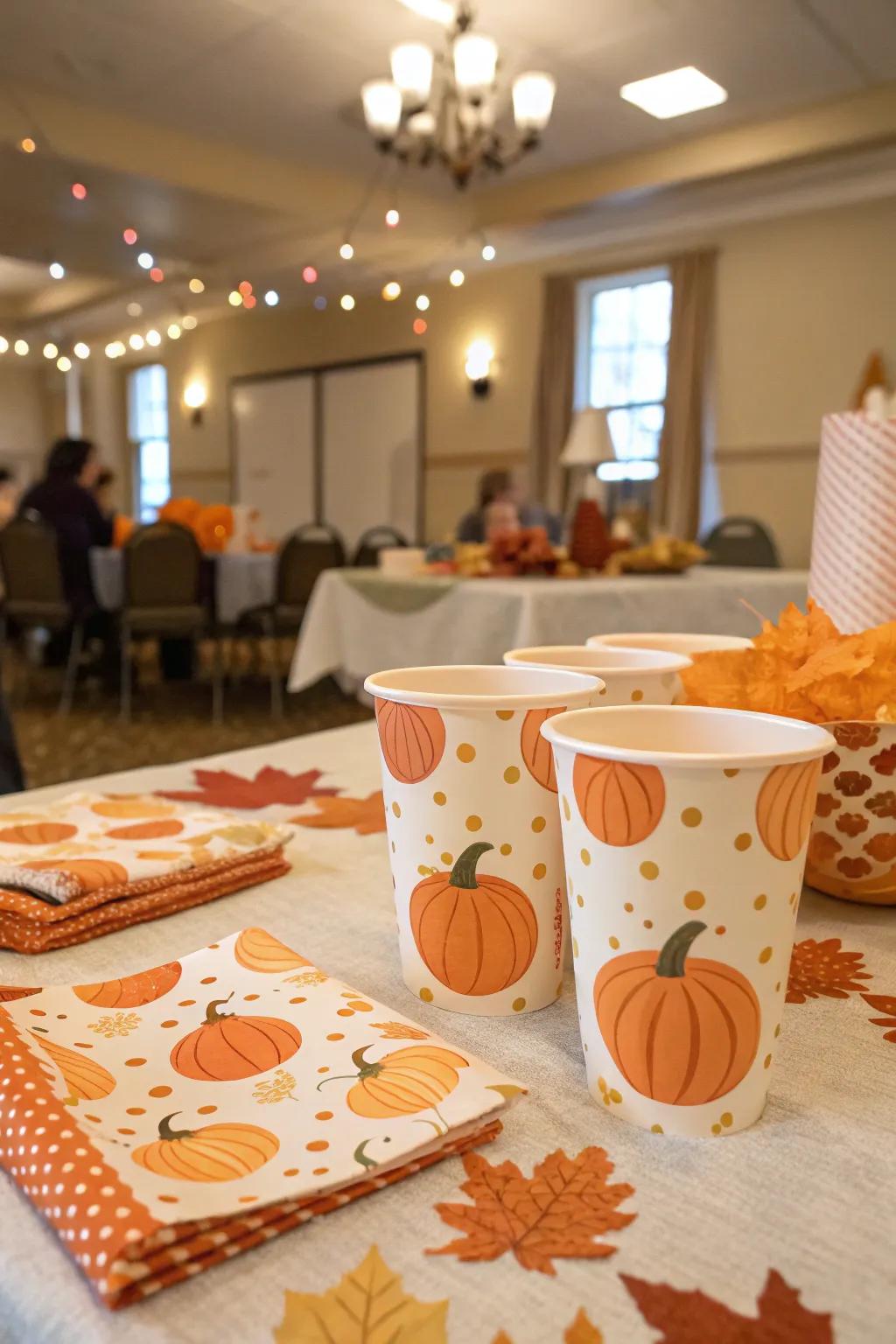 Inventive tableware amplifies the festive ambiance.