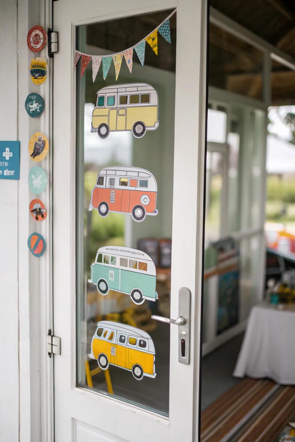 Nostalgic past era transporter patterns for an adventurous spirit.
