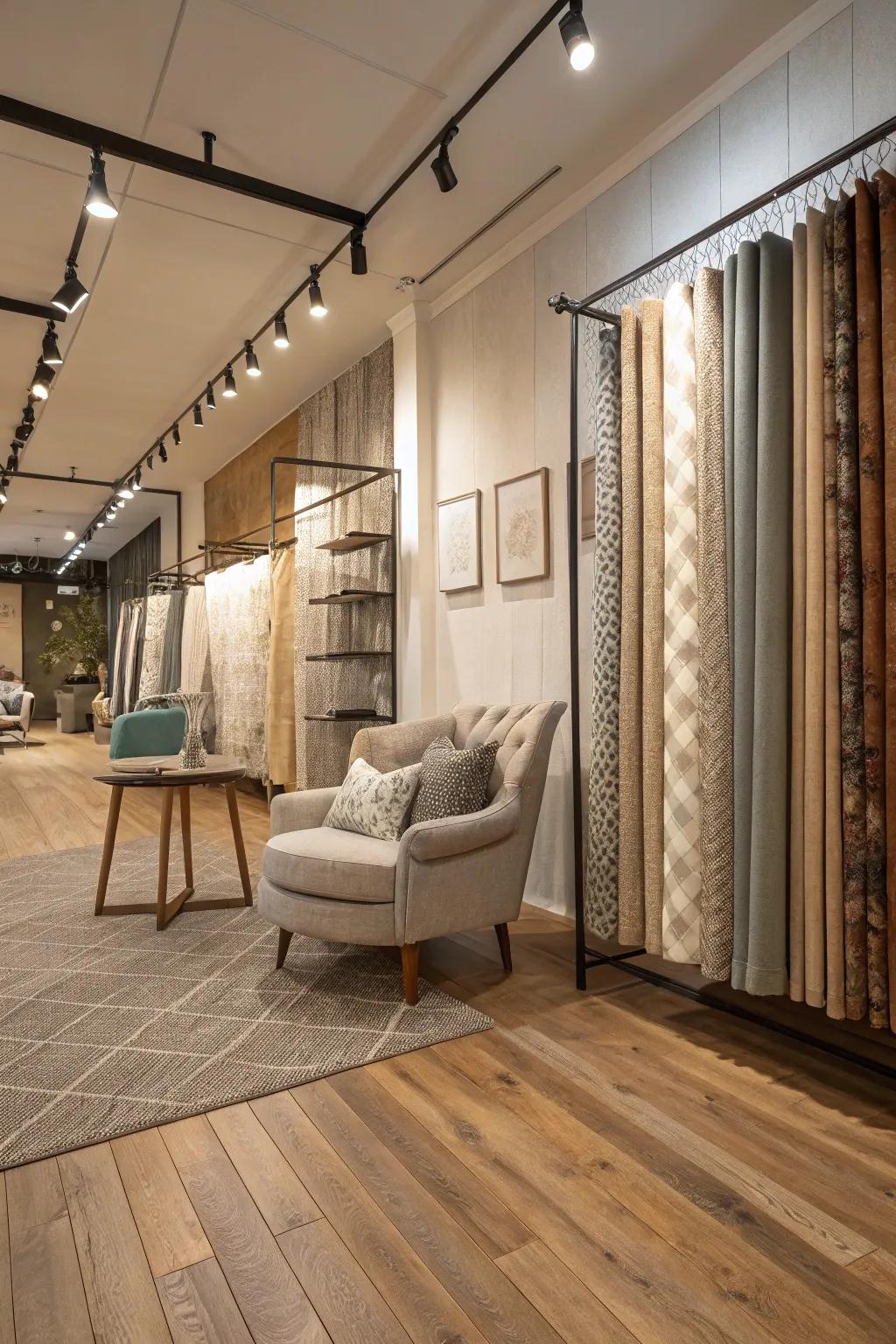 A room with mixed feels to add depth.