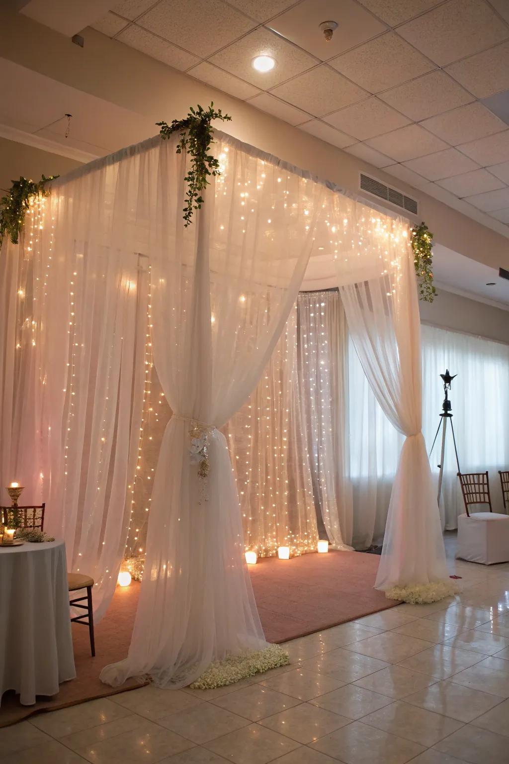 Conjure magic evocative of fables featuring a snapshot venue of gossamer and illuminations.