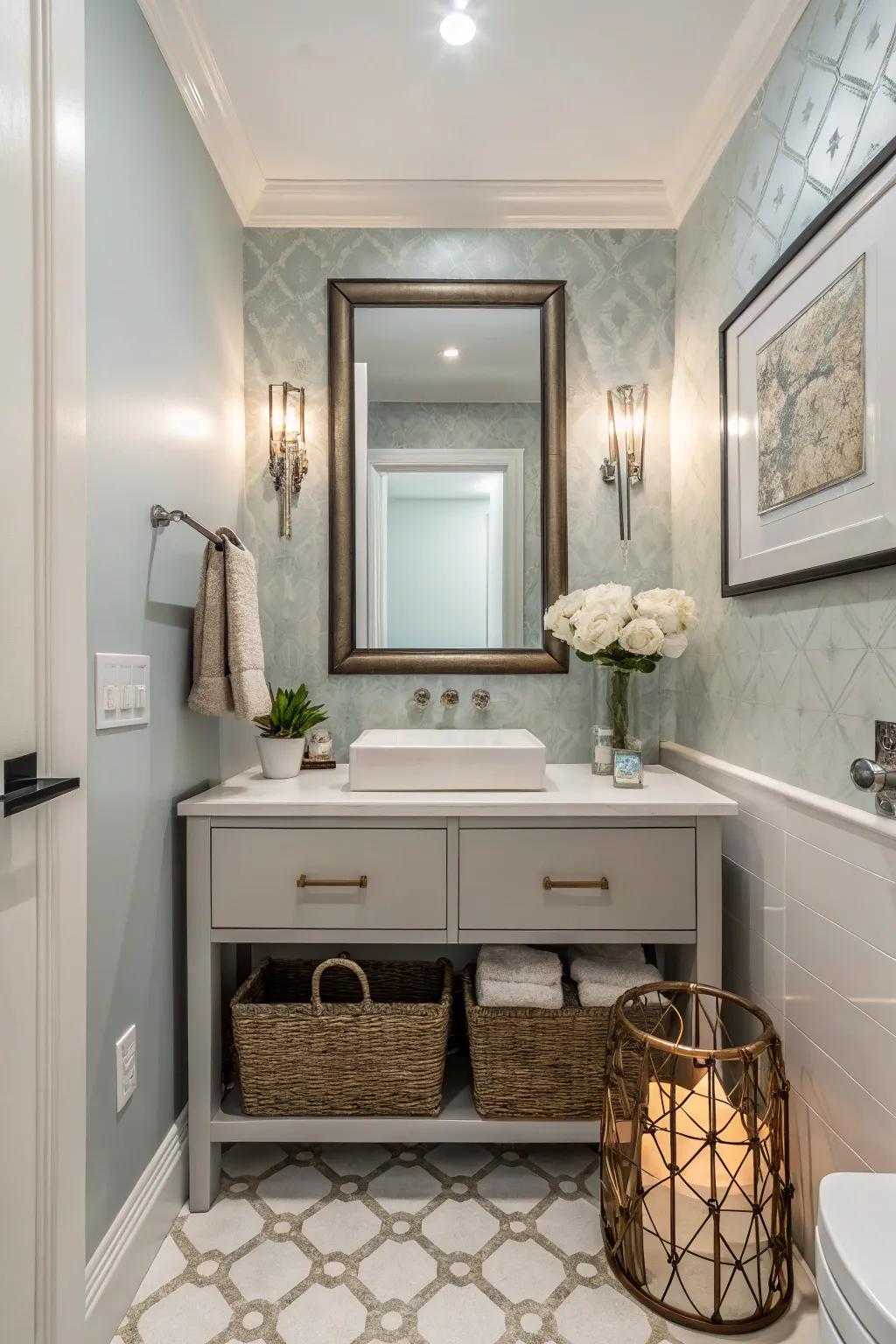 Stylish decor completes the modern design.