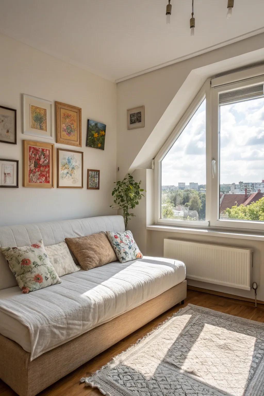 Solar illumination improves the mood of any space.