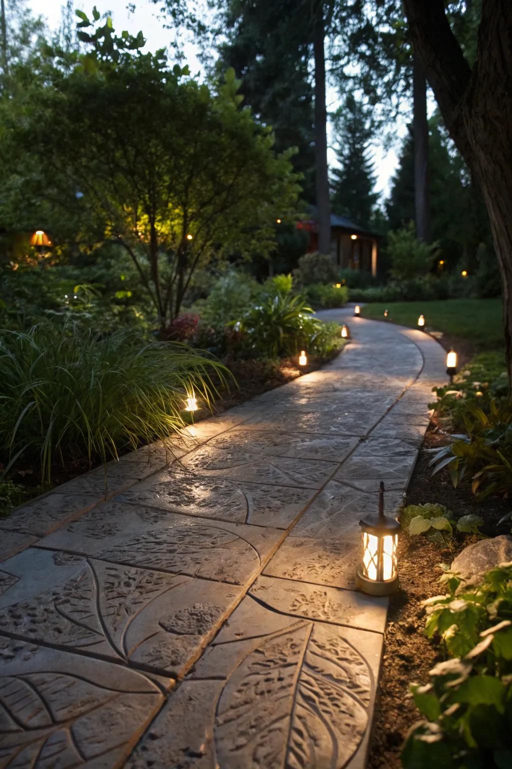 Illuminate your path with integrated lighting.