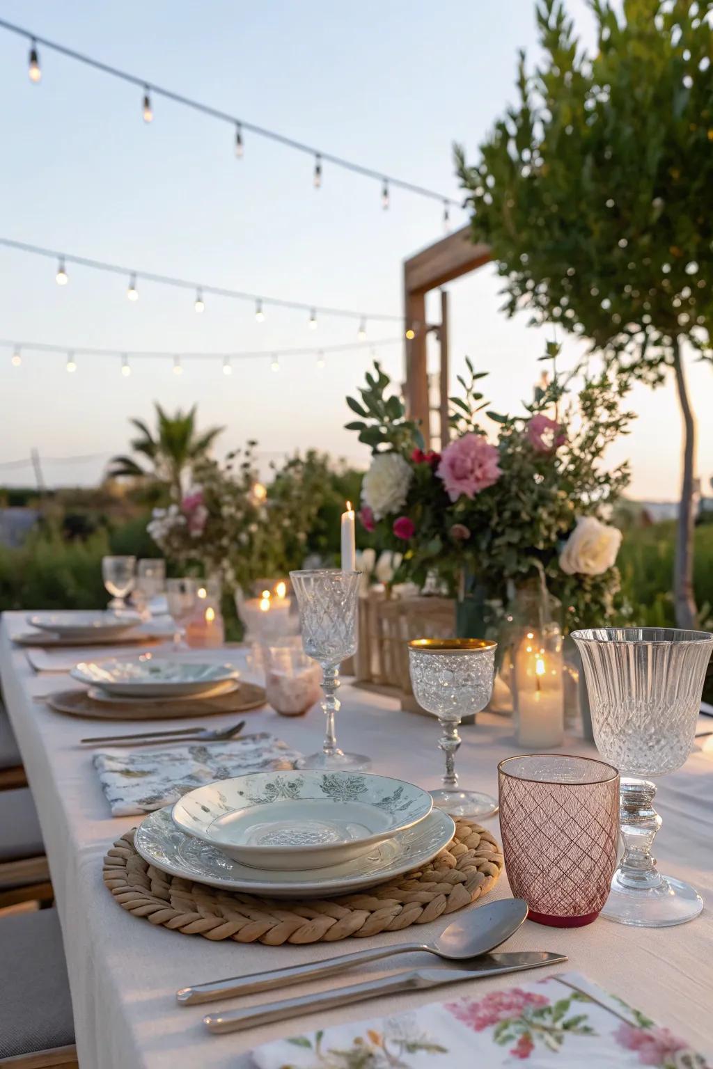 Refine your table presentation utilizing exquisite and thematic tableware components.