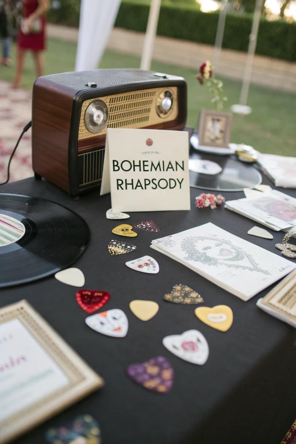 Designs inspired by musical themes strike harmonious resonance and nostalgic affection.