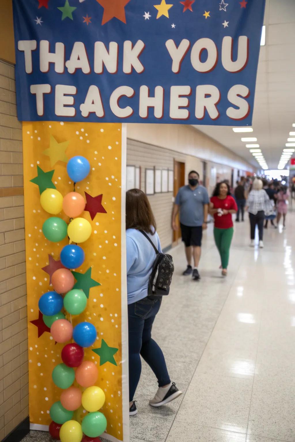 A joyful banner featuring dimensional features.