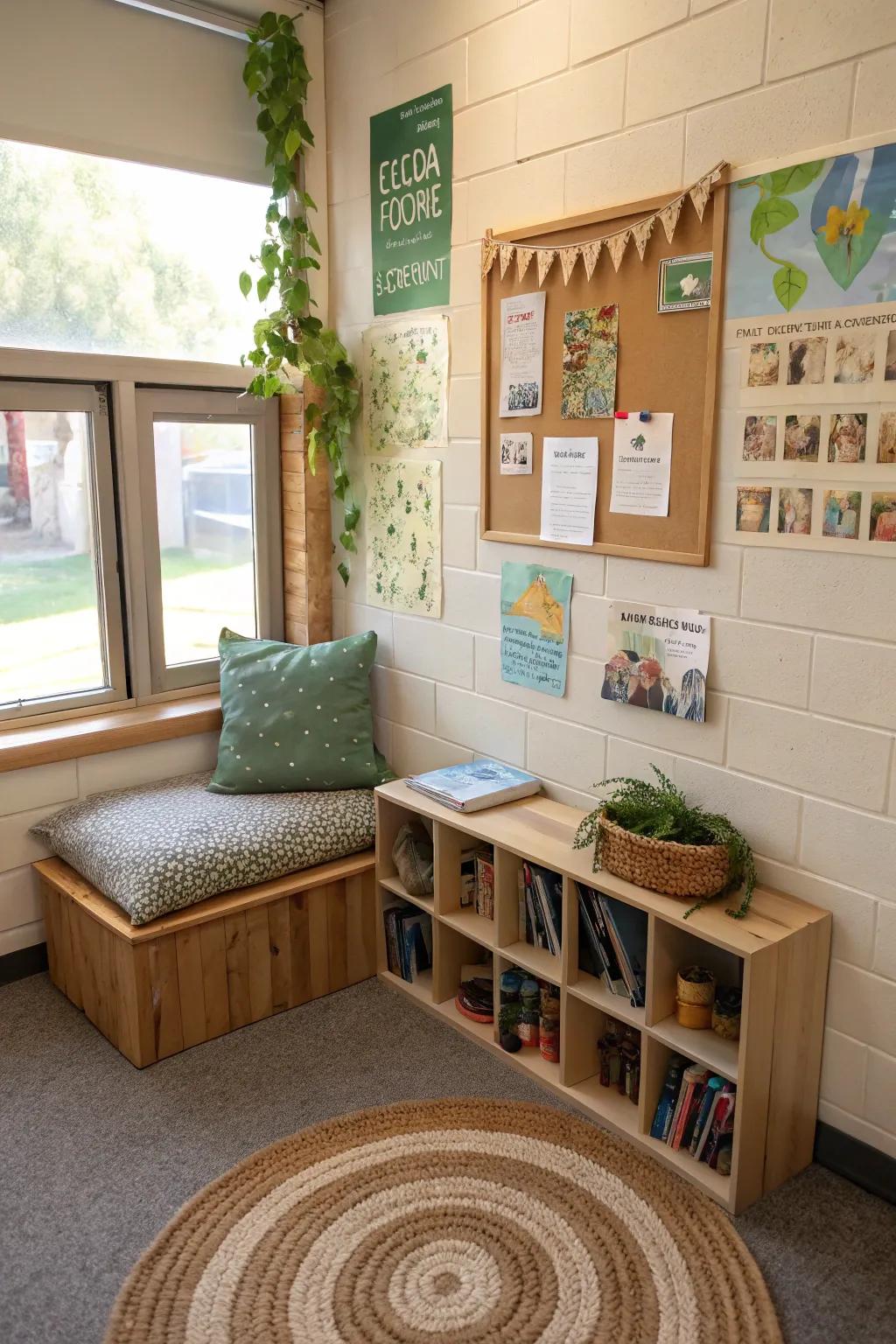Renewable materials usher environmentally conscious allure into your space.
