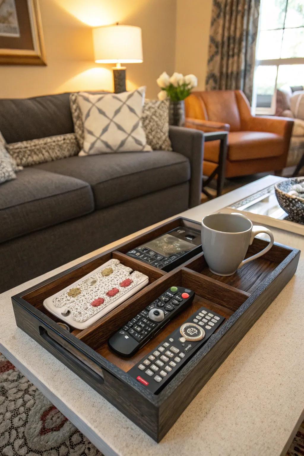 Blend function and style with neatly arranged daily items.