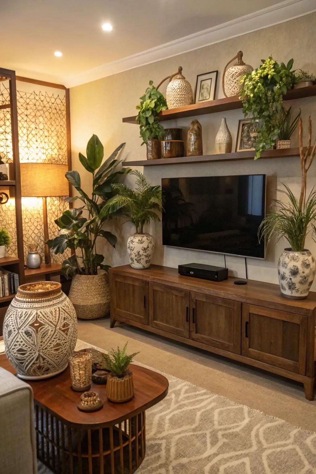 Decorative accents give personality and allure.