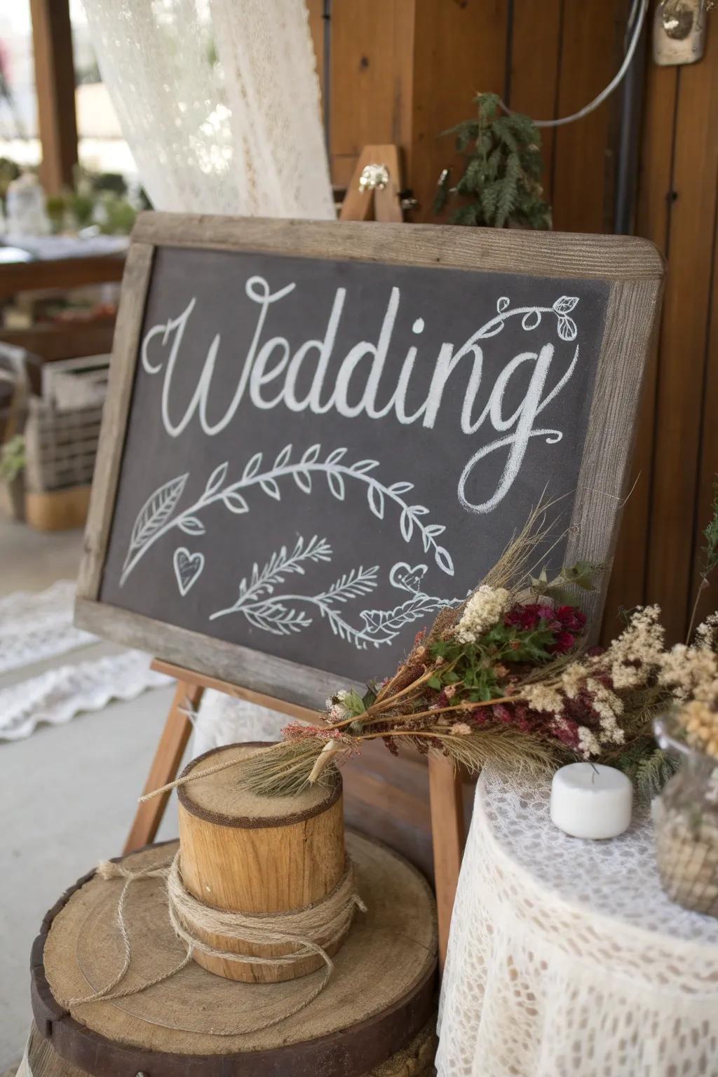 Blackboard displays introduce a touch of vintage charm and are highly versatile.
