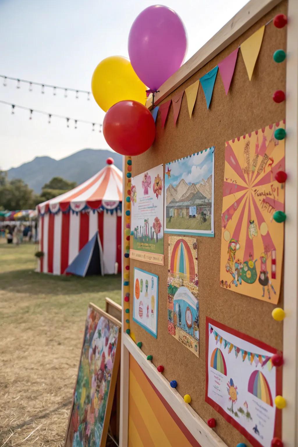 A carnival-based board aimed at bringing amusement and thrill to the fresh school year.