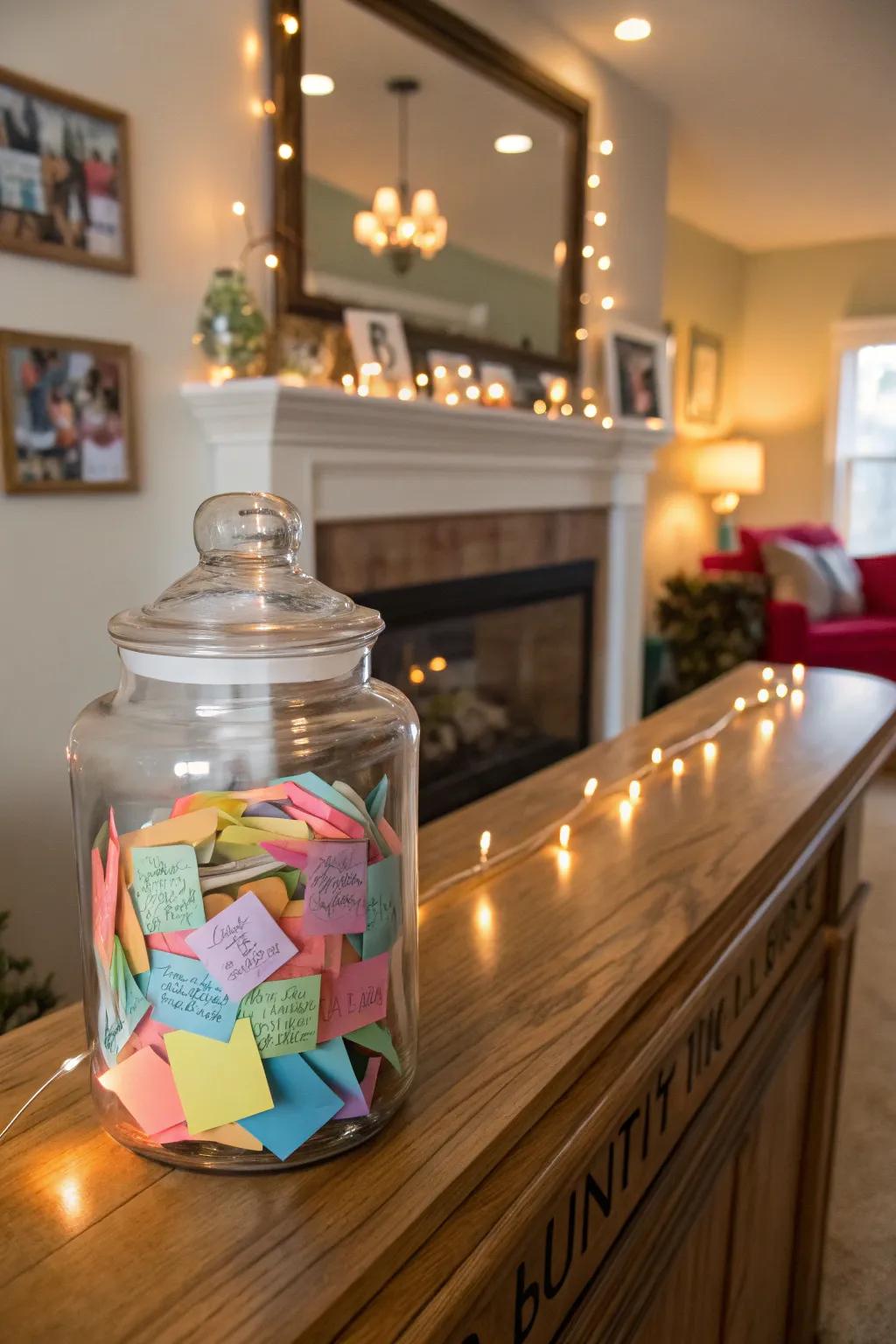 A jar of cherished memories.