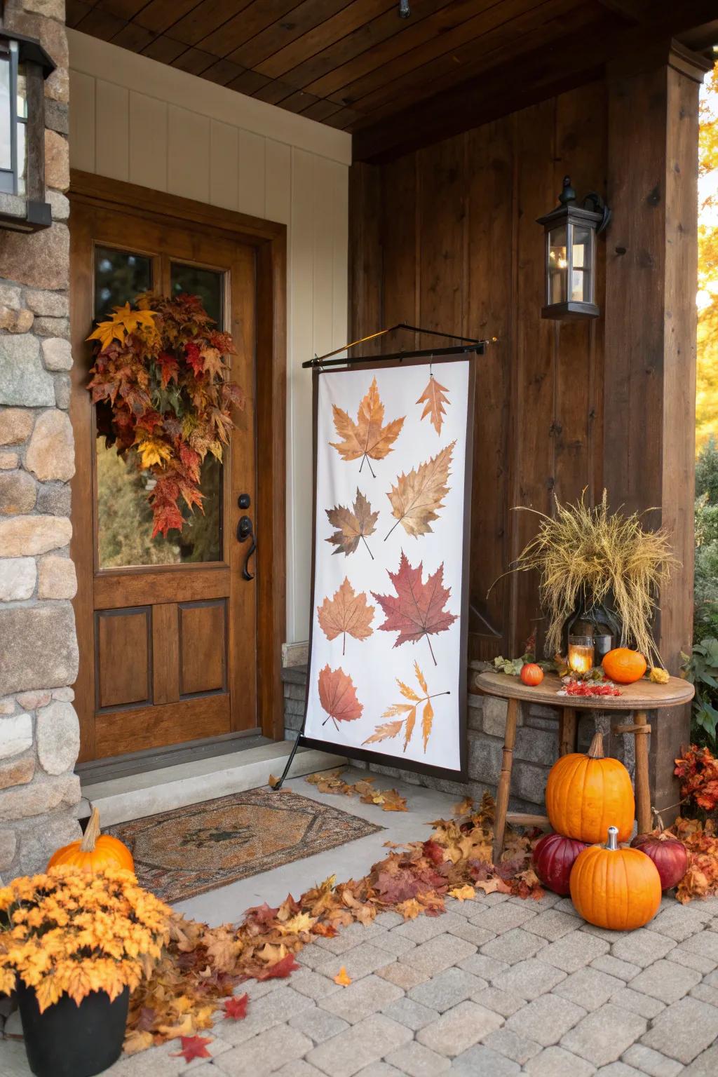 Seasonal themes add a timely touch to welcome posters.