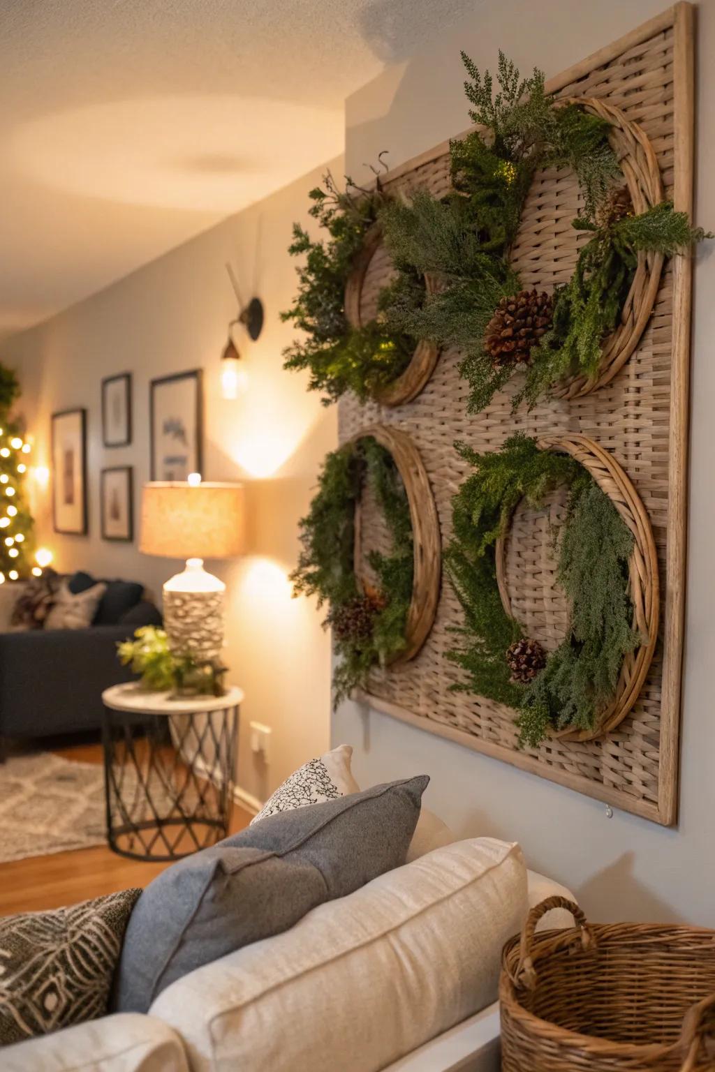 Revitalize your area by incorporating seasonal touches.