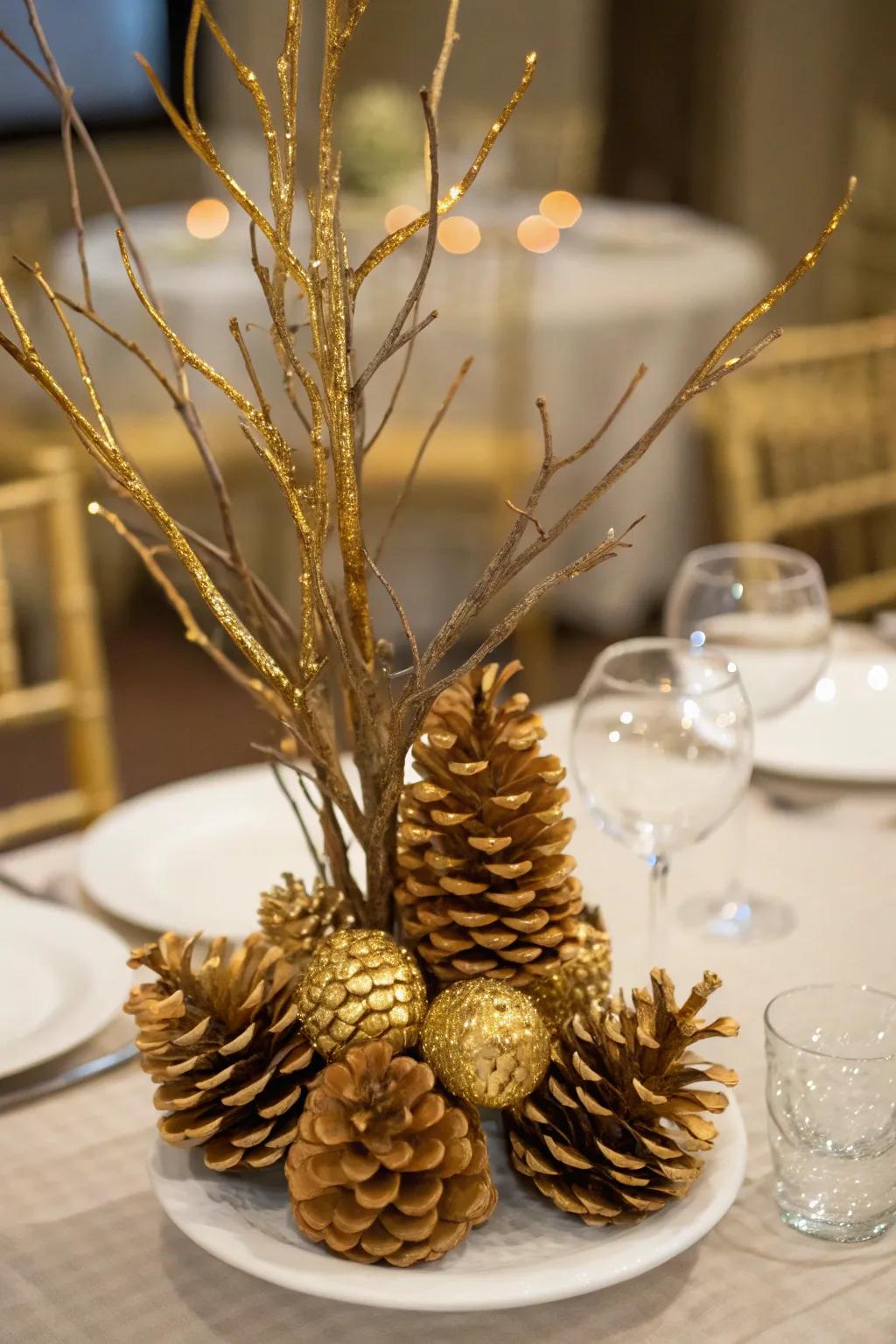 Make your table better using gilded touches.