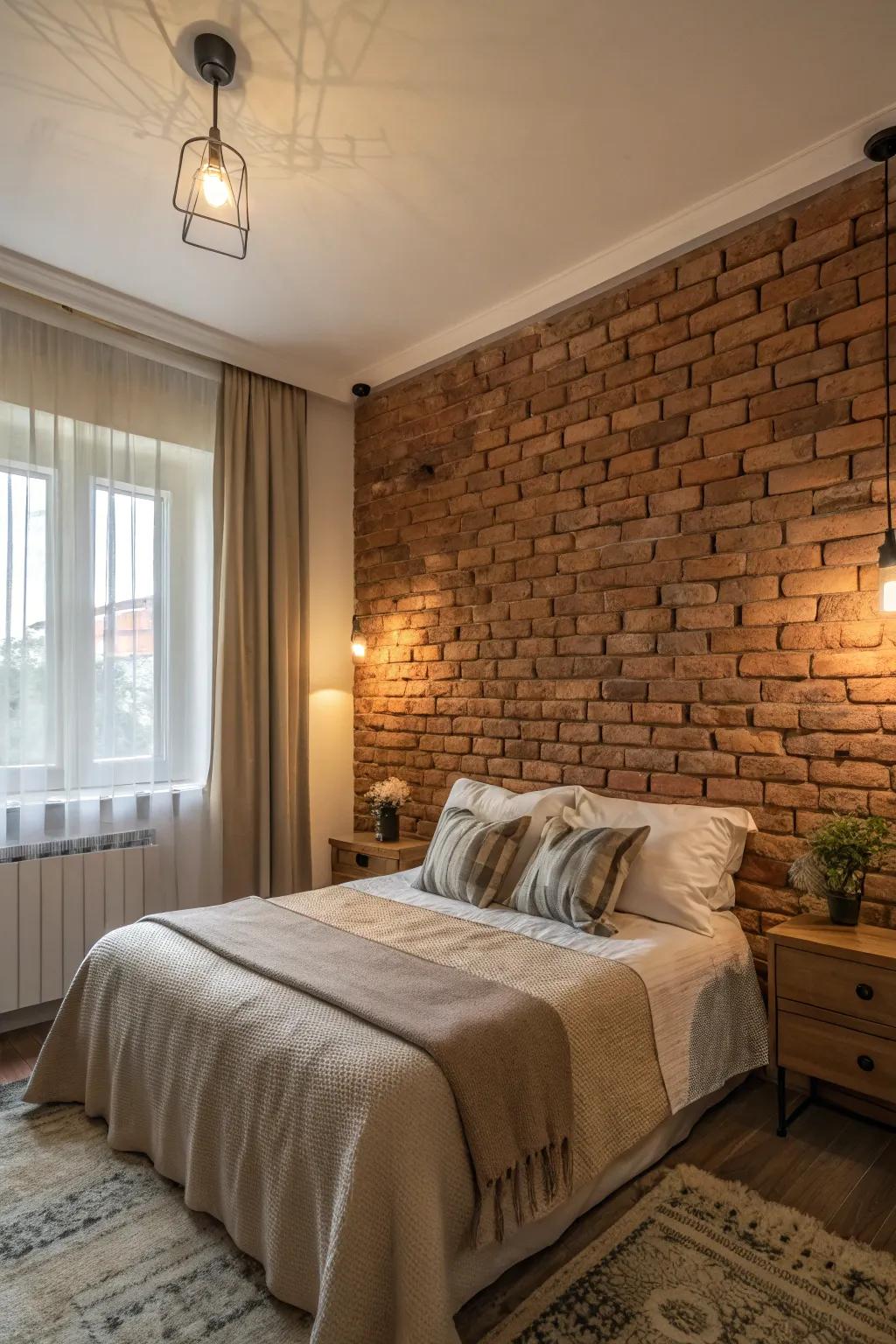 Feature walls infuse texture and visual intrigue