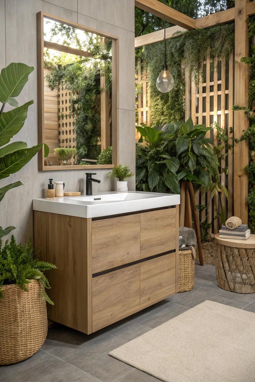 Choose sustainability using eco-conscious materials.