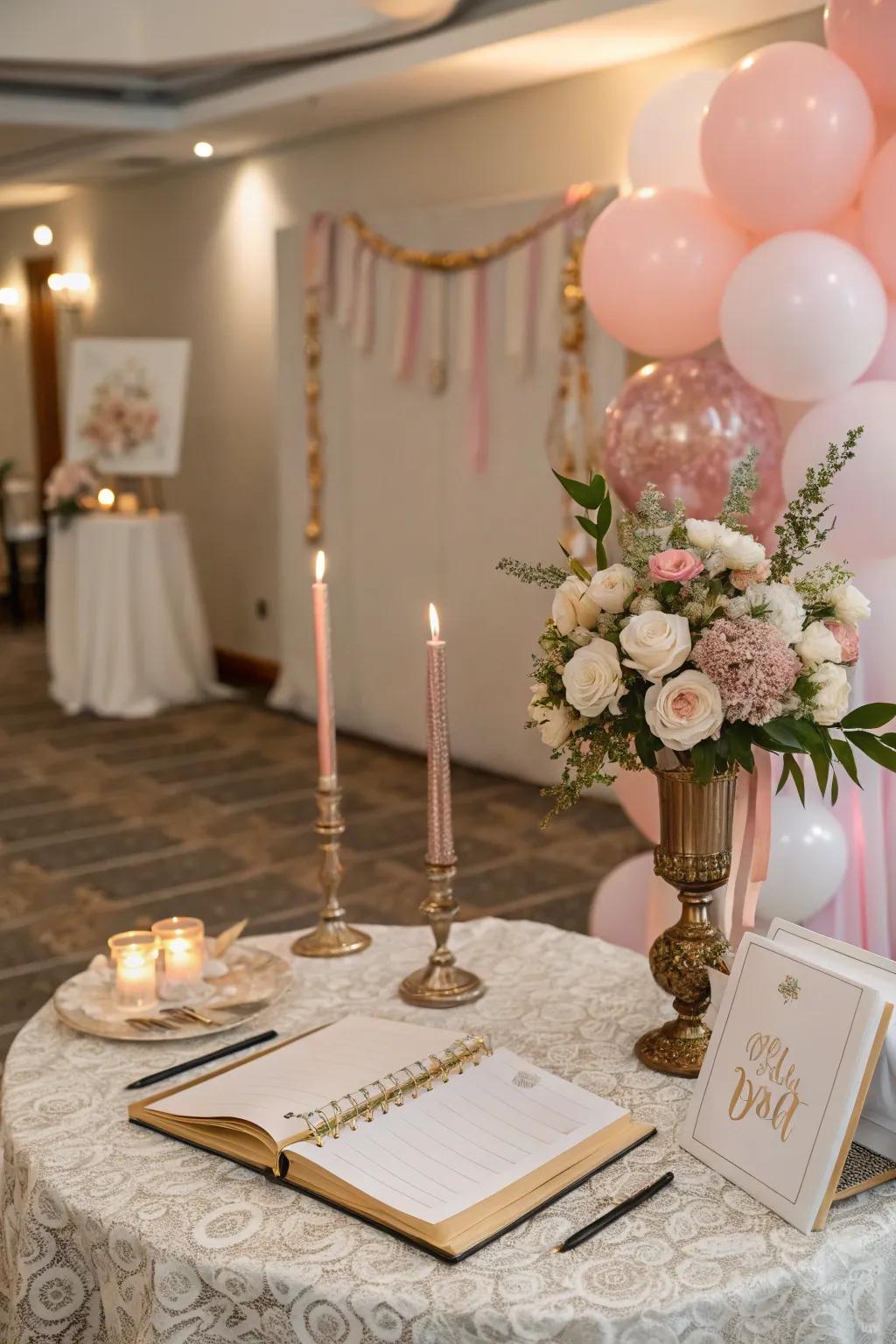 Treasure heartfelt messages from beloved guests.