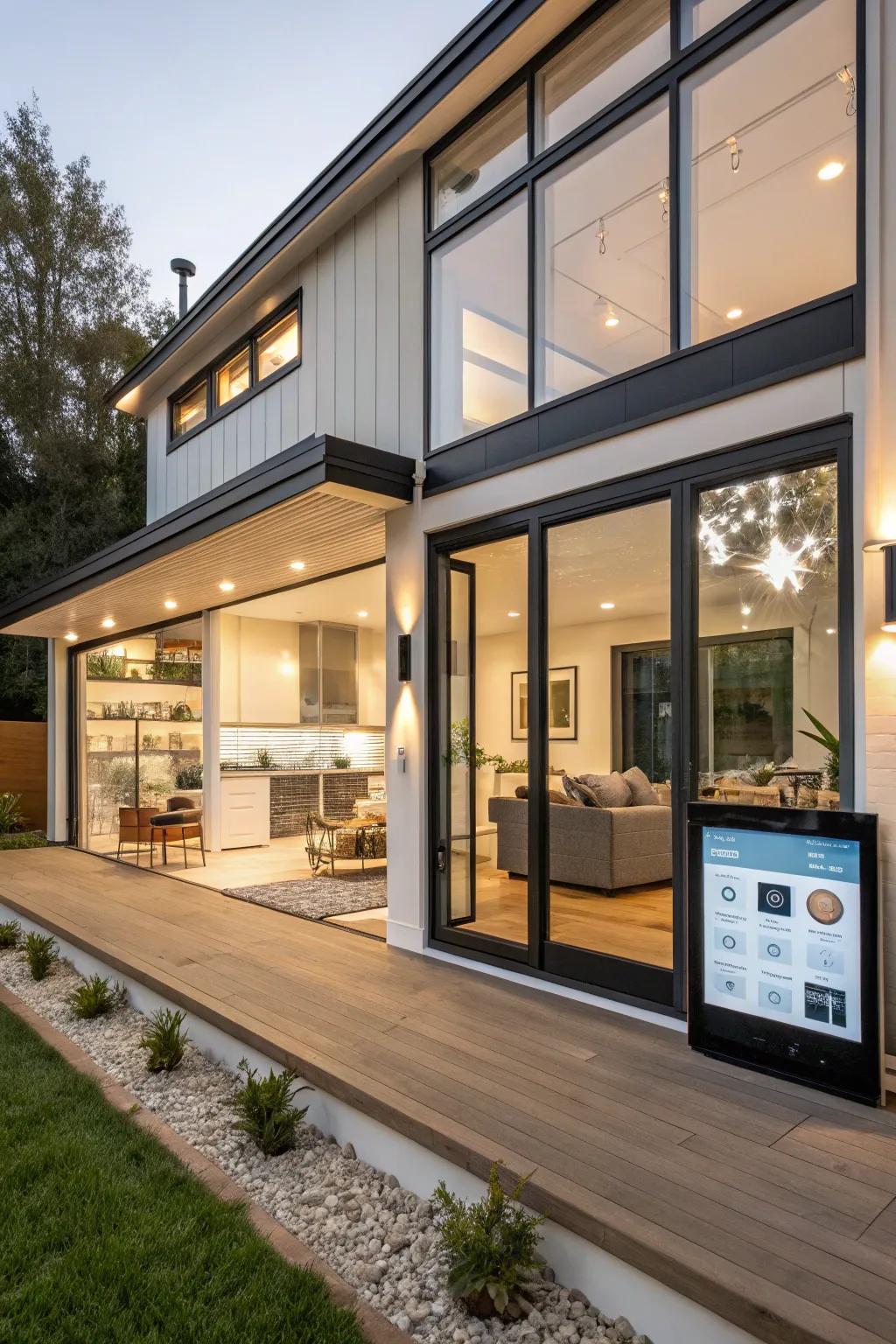 Intelligent technology enhances comfort and efficiency in ADUs.