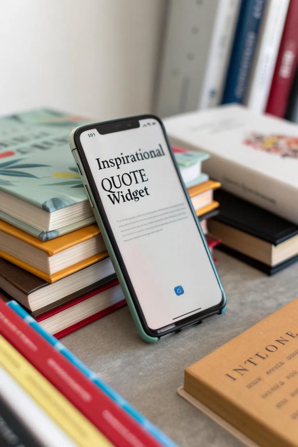Start your day right with motivational quotes on your screen.
