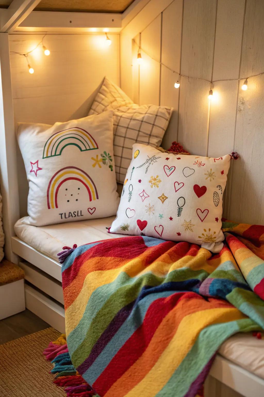 Fanciful ornamentation for a playful space