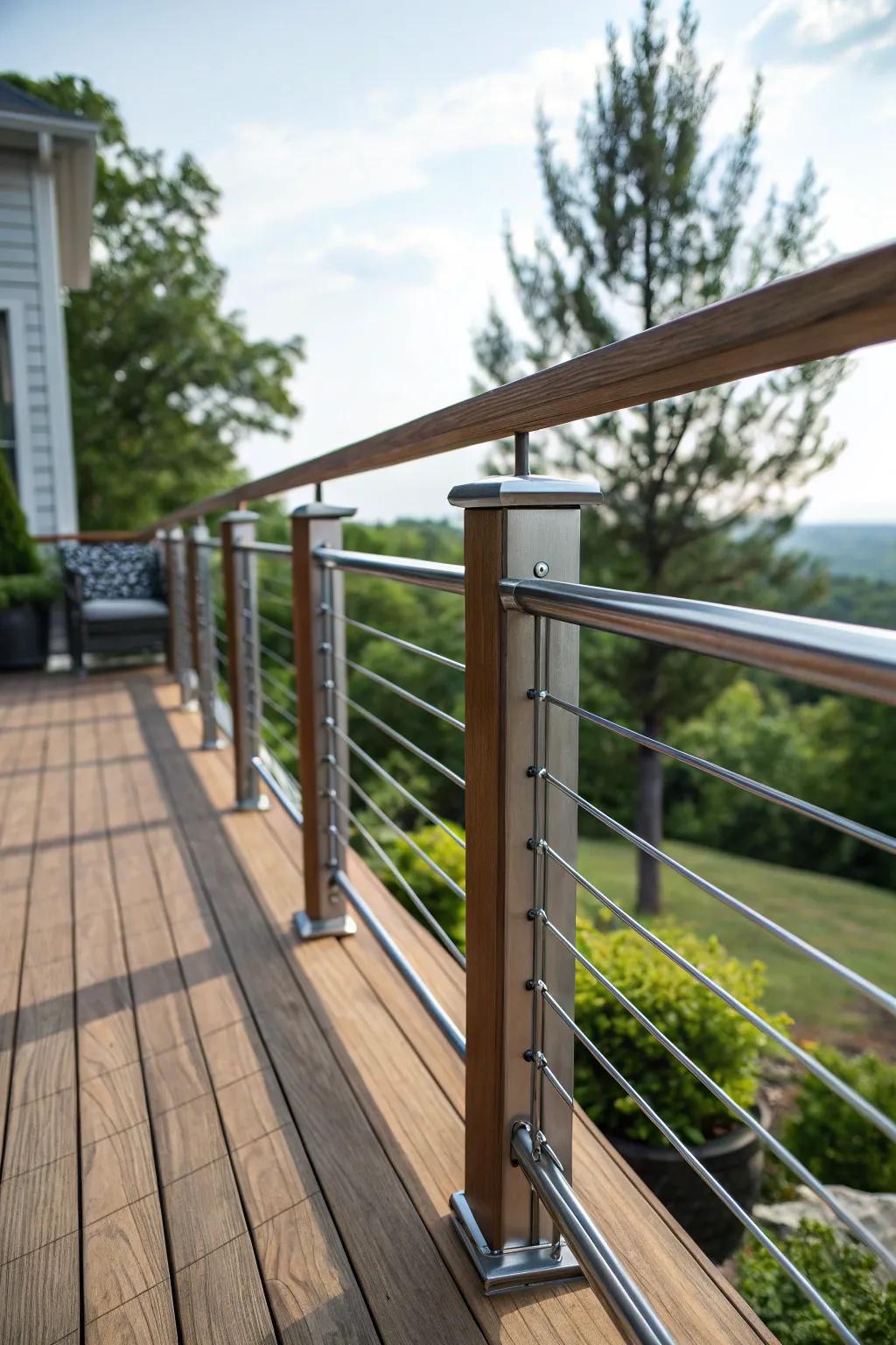 A blend of classic and modern elements with alloy borders.