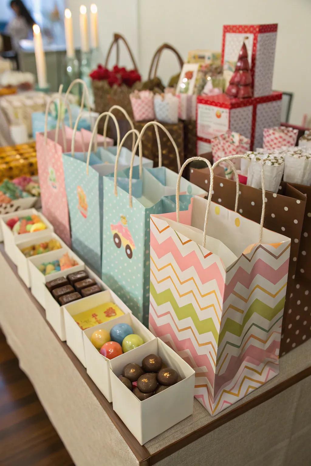 Thoughtful party favors that guests will love.