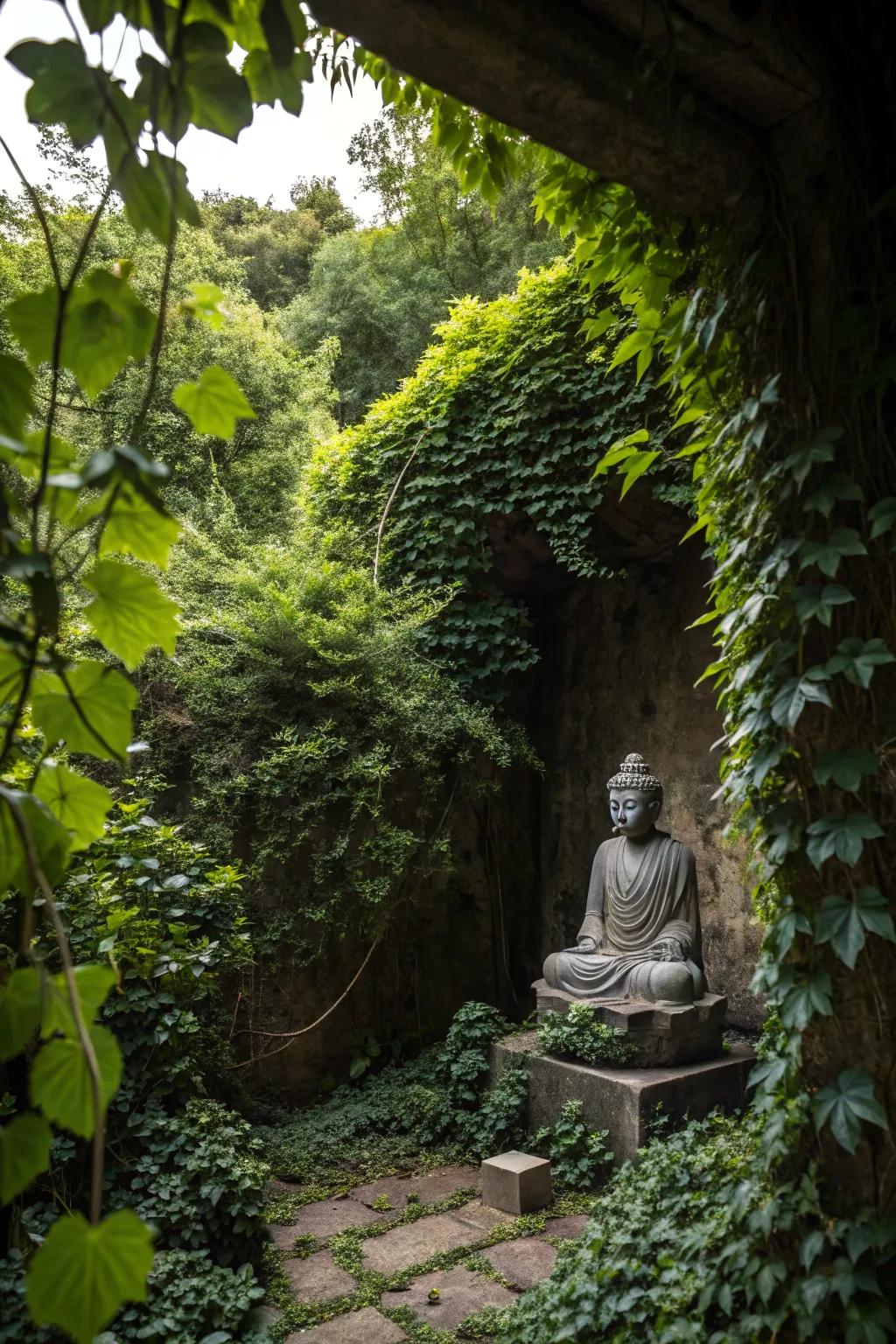 A hidden area makes a secret treasure in your garden.