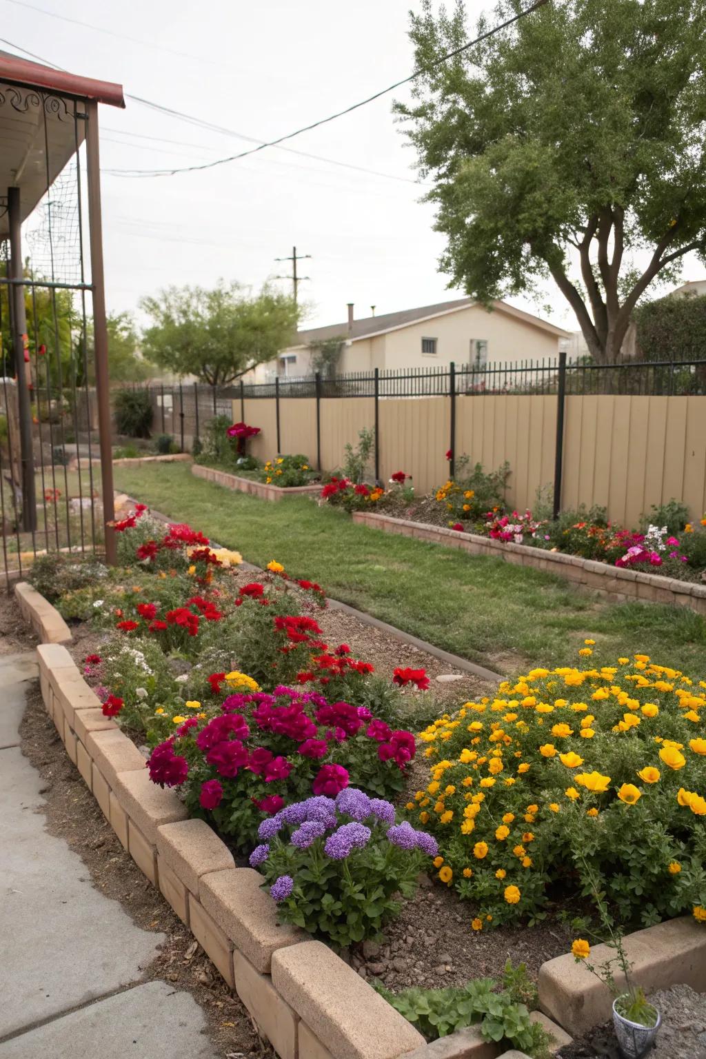 Illuminate your garden via vivid plant borders.