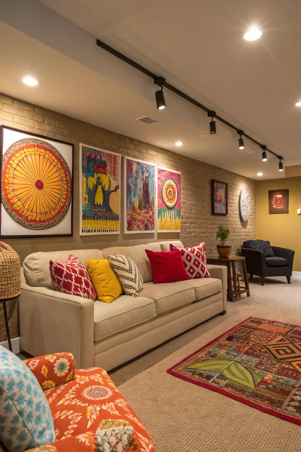 Art and decor foster character and vibrancy.