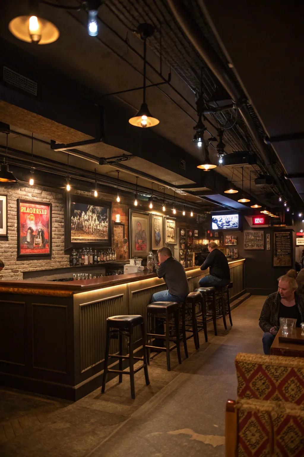Rail lighting provides versatility and command.