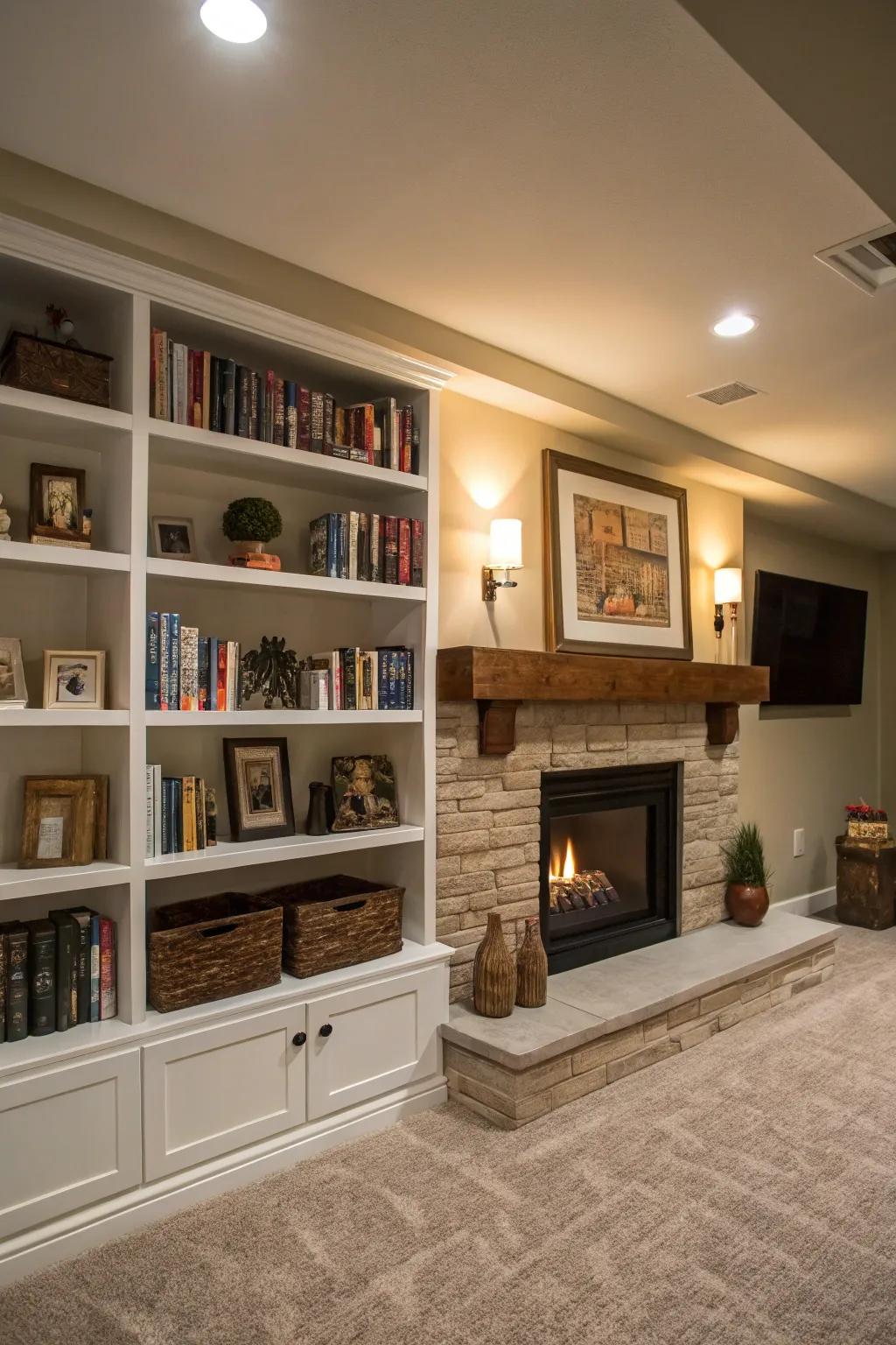 Built-in units combine style and function.