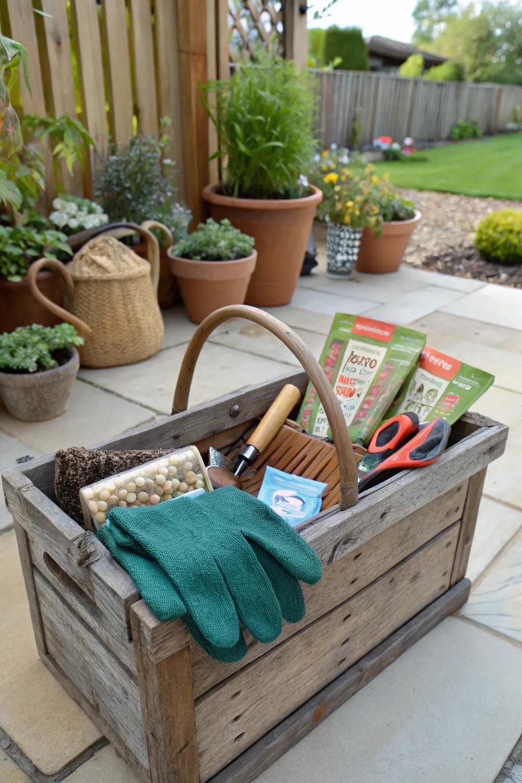 Bestow a gardener's dream with a specially curated basket.