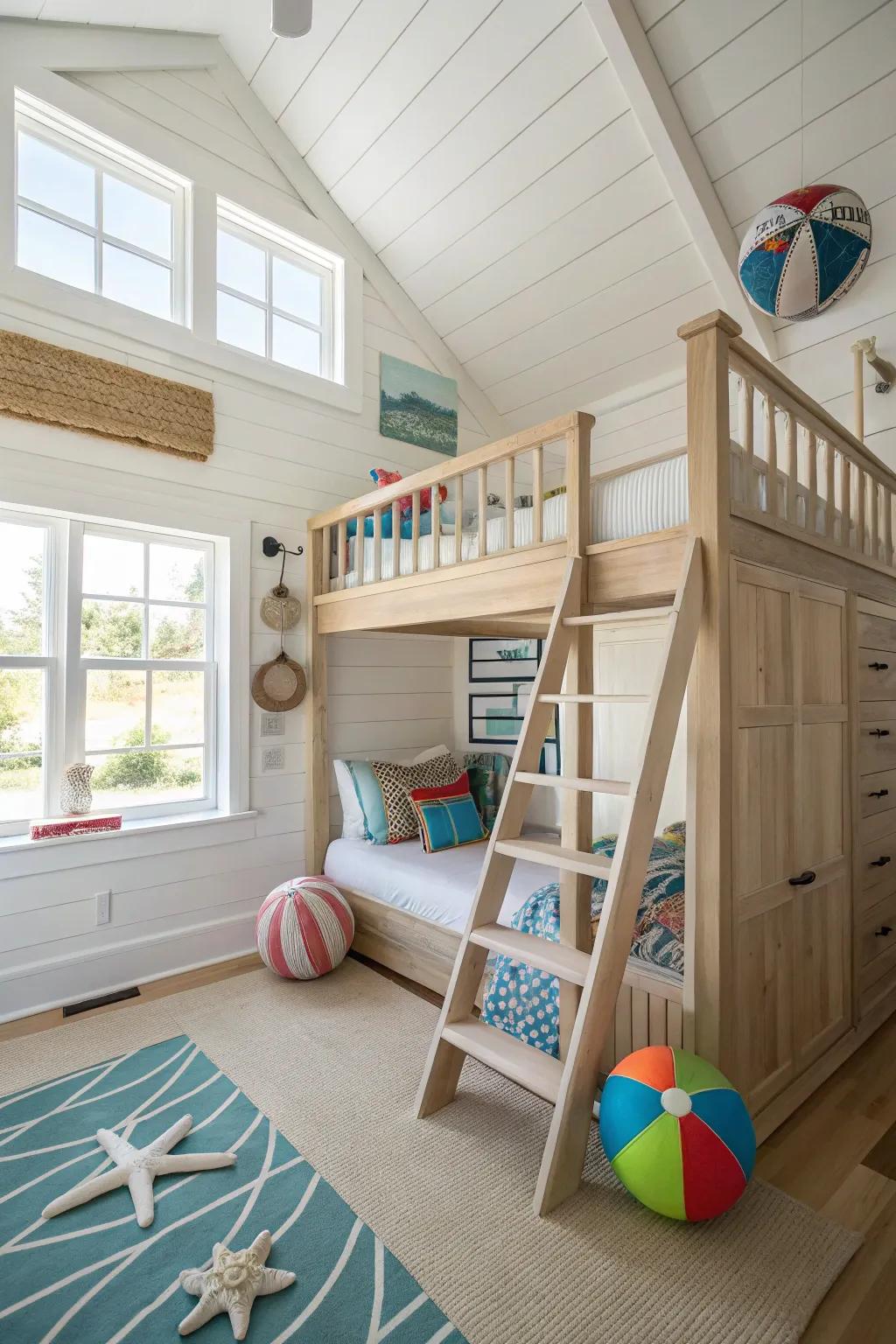 Infuse adventure through a ladder and staircase hybrid.